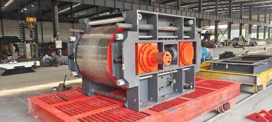 20 đến 100 tấn/h Grey Refine roller crusher nhà máy cuộn cho nguyên liệu thô nghiền gạch đất sét làm ra bentonite làm