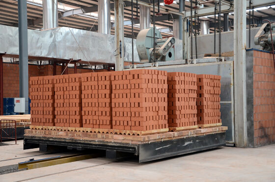 Lò nung gạch tuynel tự động hoàn toàn BBT với nhiên liệu khí than và kích thước 4.6m để sản xuất gạch hiệu quả