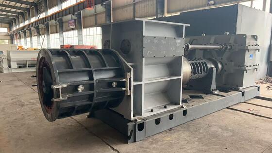 Máy chế tạo gạch đất sét bằng máy ép chân không tự động với công suất 100.000 bộ/ngày