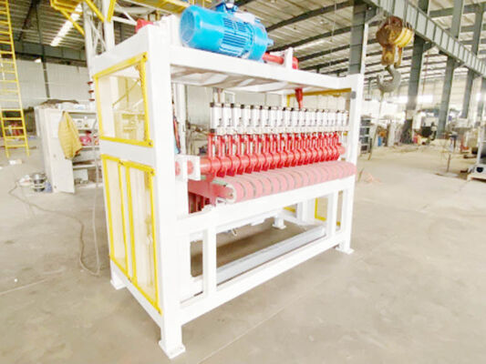 Máy cắt đồng bộ kiểu ép xuống công suất 100 tấn/ngày đến 1200 tấn/ngày dùng để cắt gạch rỗng và gạch đặc