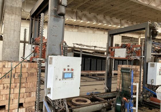 Hệ thống đóng gói và dỡ gạch không cần pallet hoàn toàn tự động cho dây chuyền sản xuất gạch đất sét
