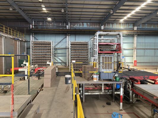 Quy trình buồng sấy hầm một lớp cho nhà máy gạch không nung tự động